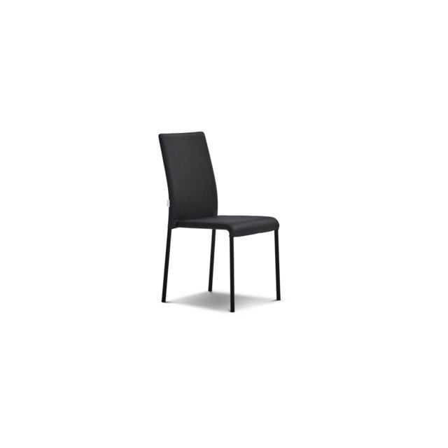 Konferensstol Santiago Helklädd Antracit+Svart - 900x410x510mm - 1