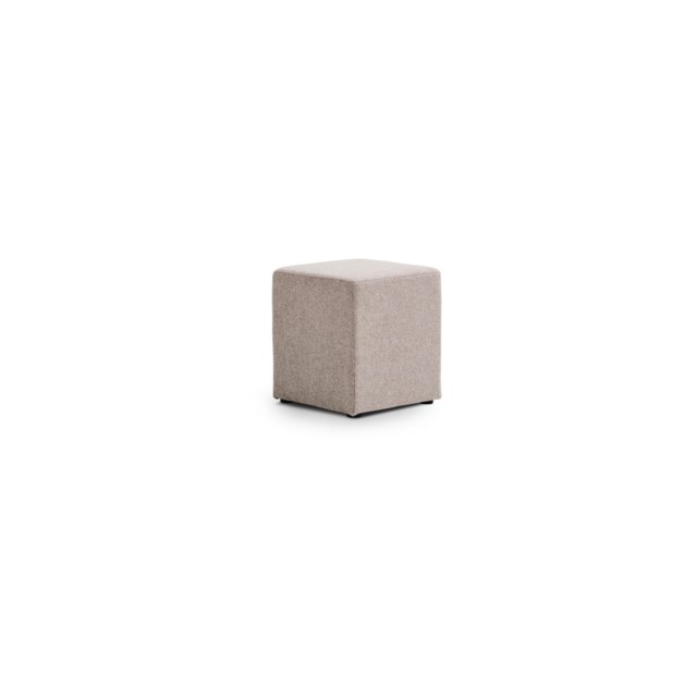 Sittpuff Como Lättplacerad Ljusgrå - 450x400x400mm - 1