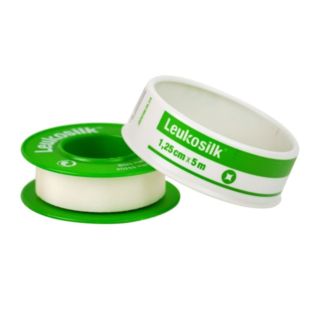 Tejp Leukosilk Snap Ring 125 cm x 5 m - 24-P - 1