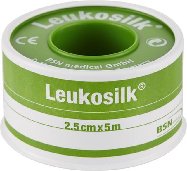 Tejp Leukosilk Snap Ring 25 cm x 5 m - 12-P - 1