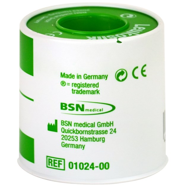 Tejp Leukosilk Snap Ring 5 cm x 5 m - 6-P - 1