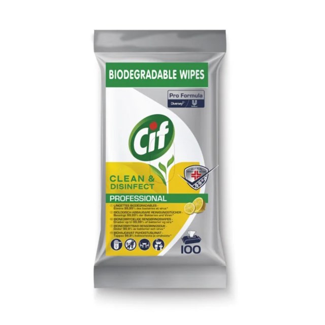 Desinfektionswipes Cif Clean - 100-P - 1