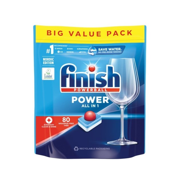 Disktabletter Finish Power All In One - 80-P - 1