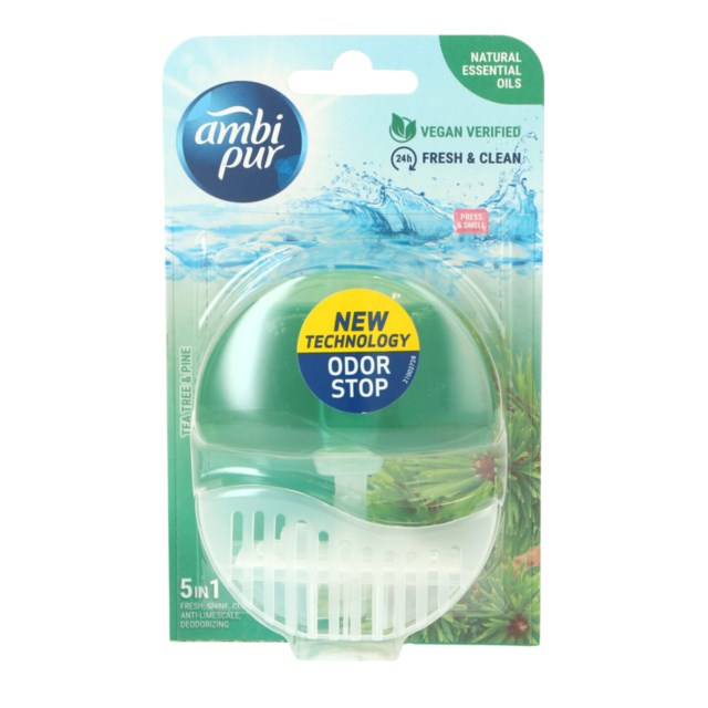 Toalettblock Ambi Pur 5in1 Tea Tree & Pine Starter 55ml - 1