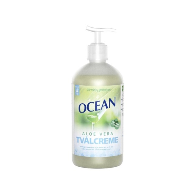 Tvål Ocean Aloe Vera Tvålcreme Pump 500ml - 1