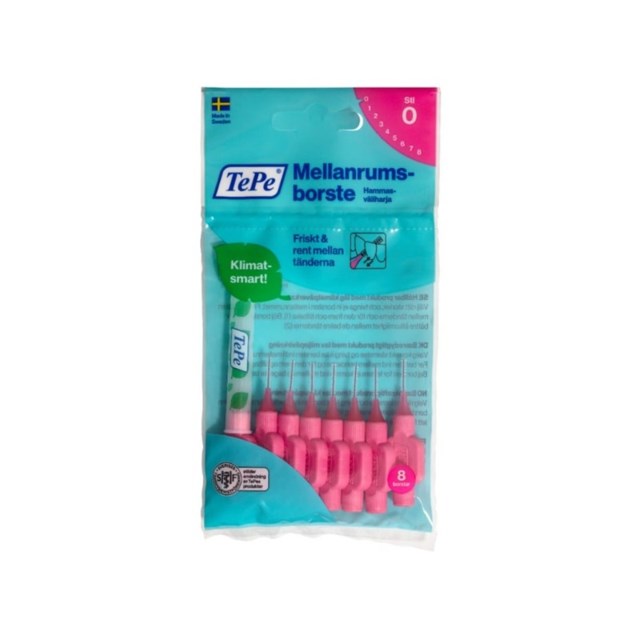 TePe Mellanrumsborste Original 04 mm Rosa 8 st - 1