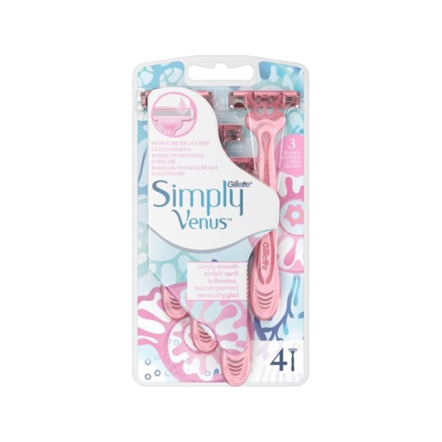 Engångshyvel Gillette Venus Simply Venus 3+ - 1