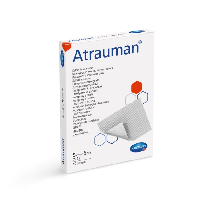 Salvkompress Atrauman Steril 5 x 5 cm 10-P - 1