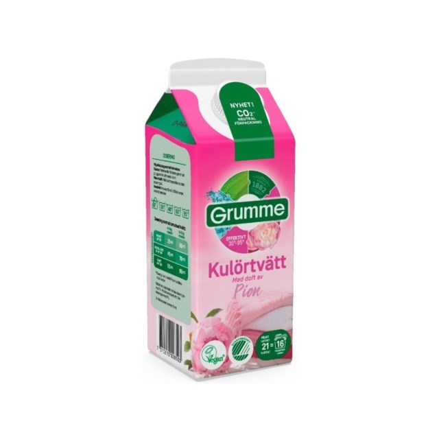 Grumme Flytande Kulörtvätt Pion 750ml - 1