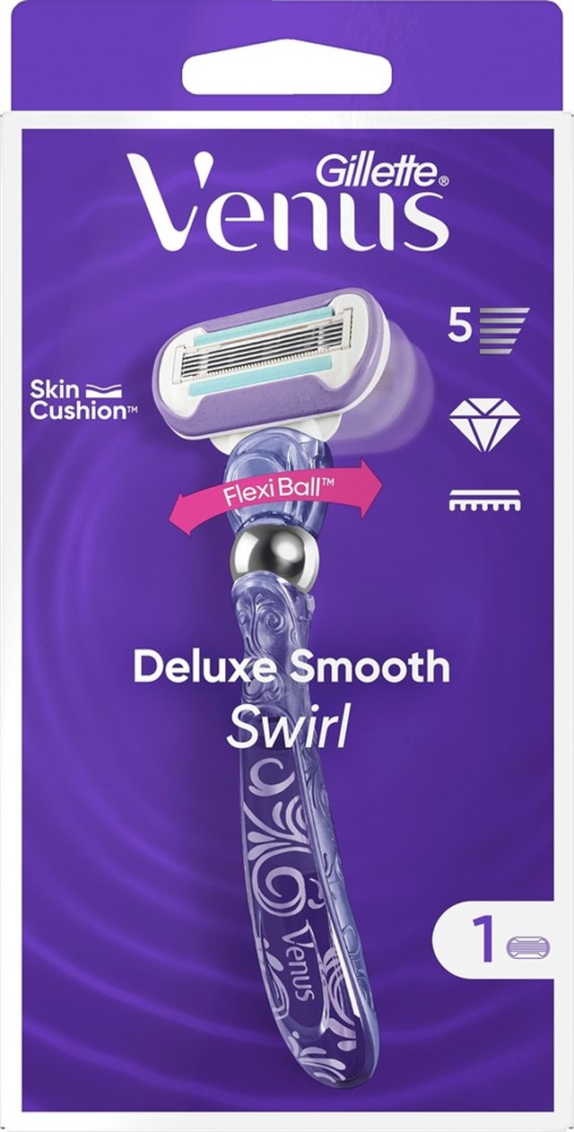 Gillette Razor Female Venus Deluxe Sm. Swirl 1 UP - 1