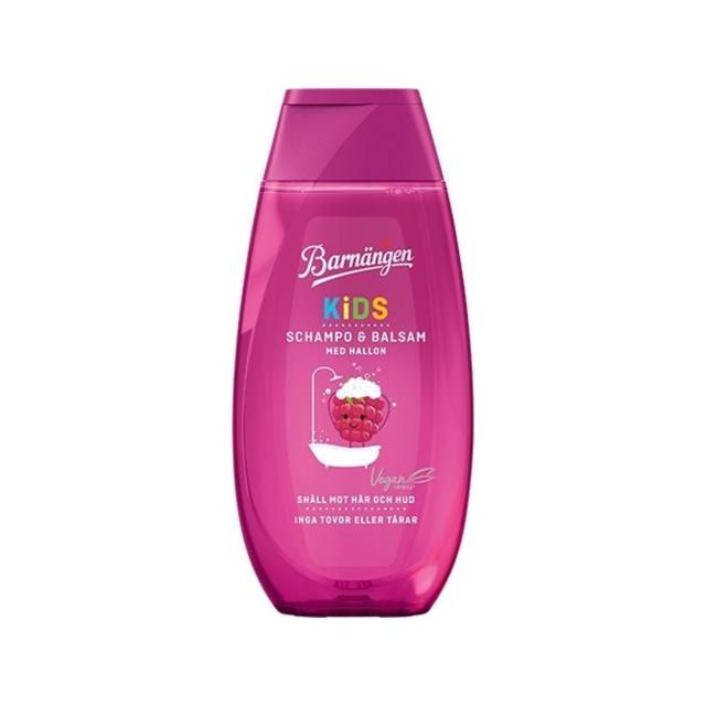 Barnängen Kids Schampo/Balsam Hallon 250ml - 1