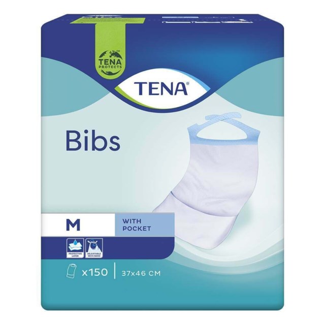 Haklapp TENA Bibs M 37x46 cm 150-P - 1