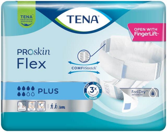 Bältesskydd TENA Flex Plus S - 30-P - 1