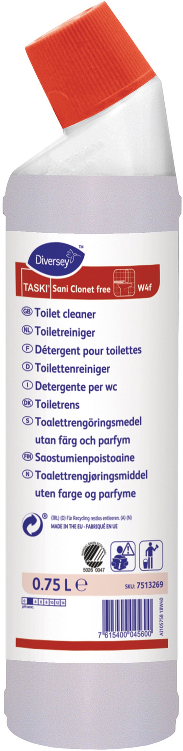 Avkalkning Sani Clonet Free 750ml - 1