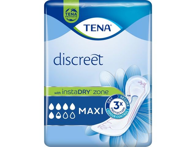 Inkontinensskydd TENA Discreet Maxi InstaDRY 12-P - 1