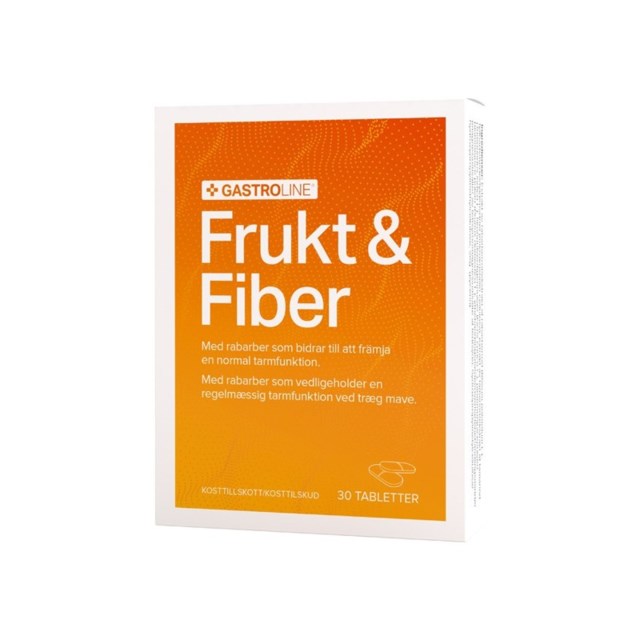 Gastroline Frukt & Fiber 30 tabletter - 1