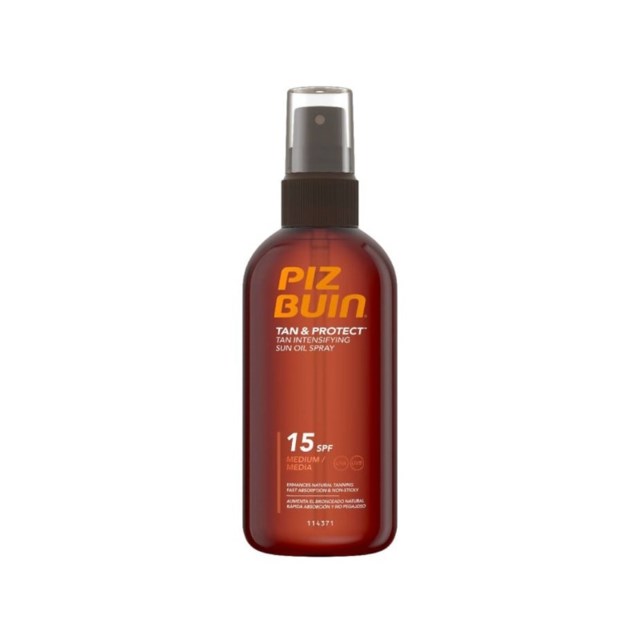 Piz Buin Tan & Protect Tan Intens Sun Oil Spray SPF15 150ml - 1