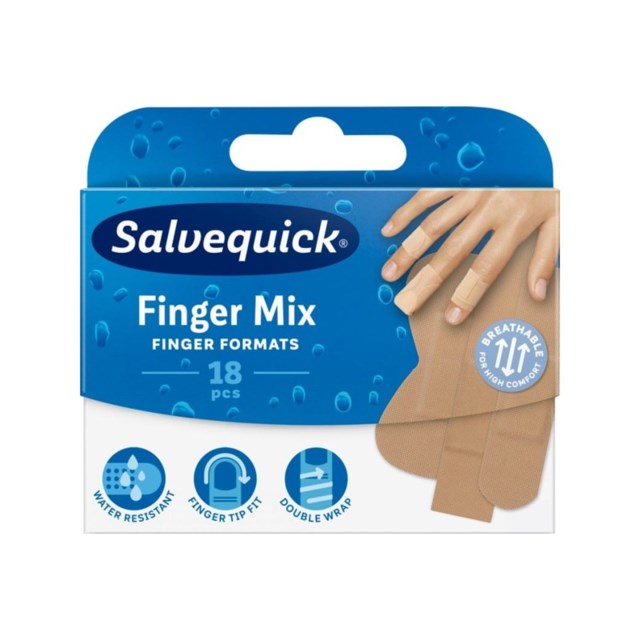 Salvequick Finger Mix 18 st - 1