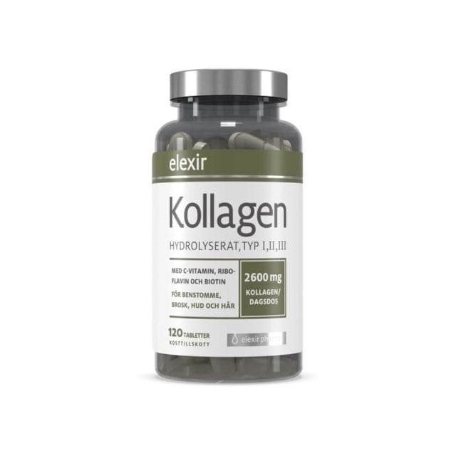 Elexir Kollagen hydrolyserat 120 tabletter - 1