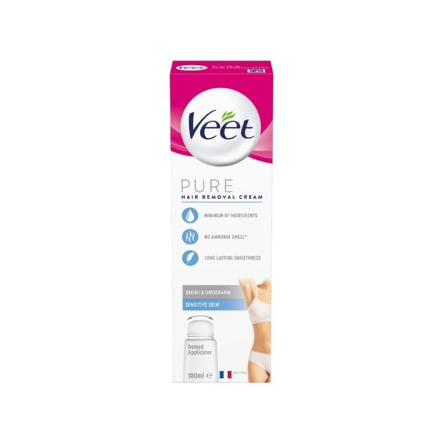 Veet Pure Hair Removal Cream Sensitive Skin 100 ml - 1