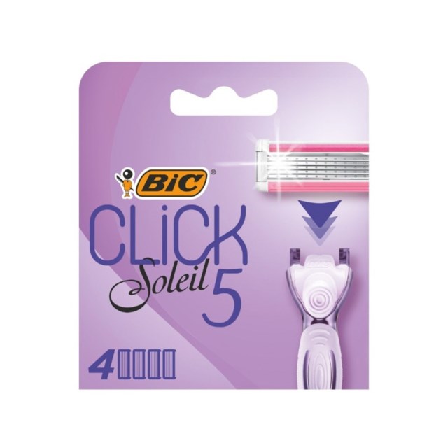 Bic Soleil Click 5 rakbladsrefill 4 st - 1