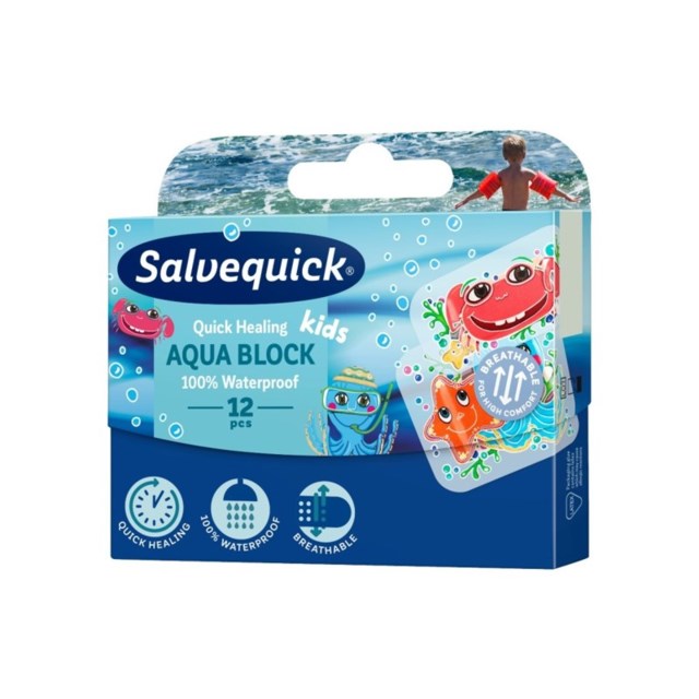 Salvequick Aqua Block Kids 12 st - 1
