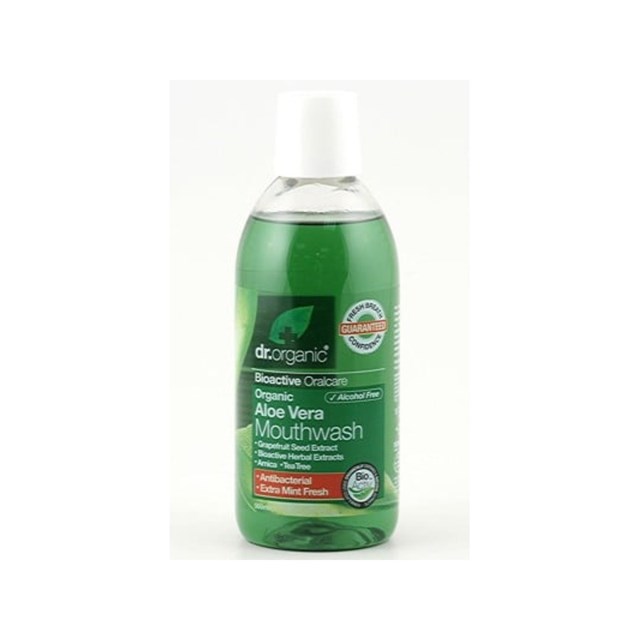 Dr Organic Aloe Vera Mouthwash 500 ml - 1