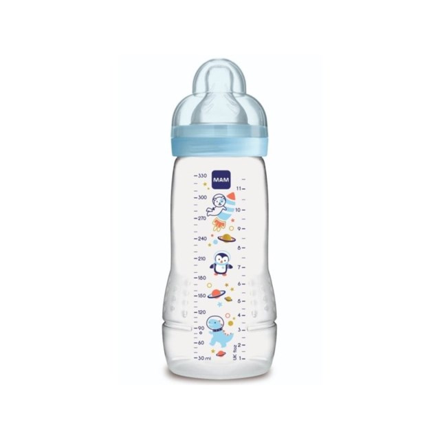MAM Easy Active Baby Bottle Blå 330 ml - 1