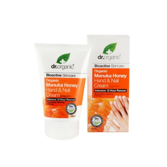 Dr Organic Manuka Honey Hand & Nail Cream 125ml - 1