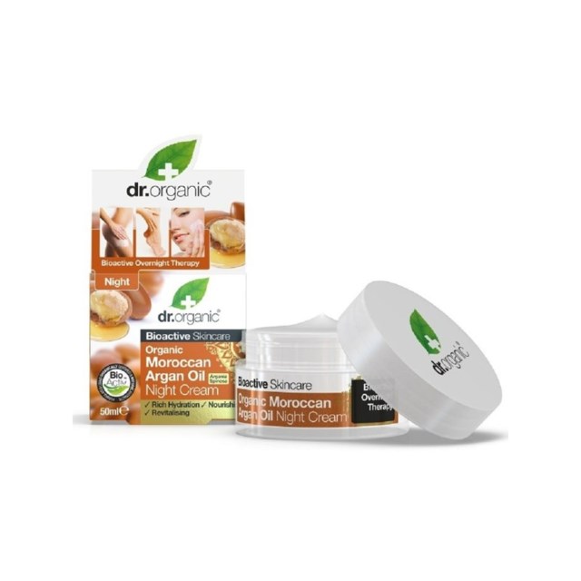 Dr Organic Moroccan Argan Oil Night Cream 50 ml - 1