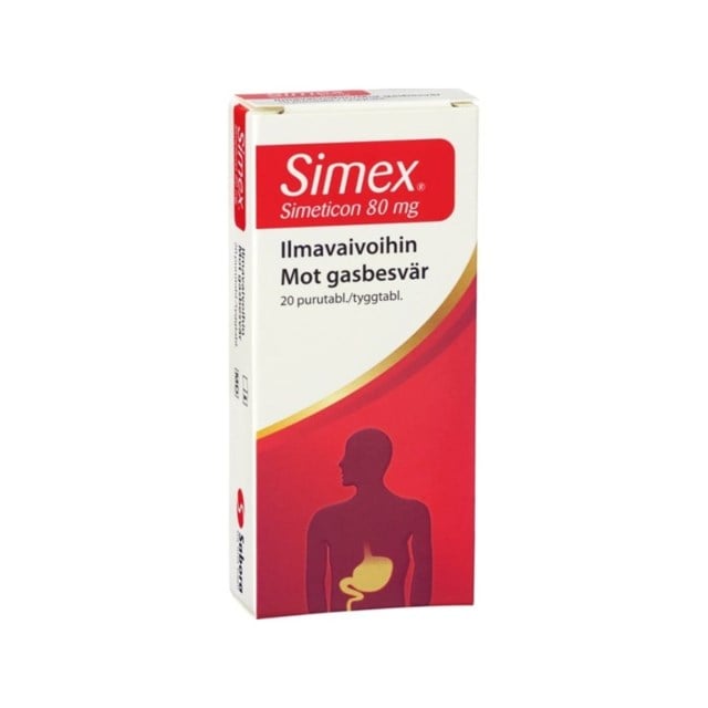 Simex tuggtablett Simetikon 80 mg 20 st - 1