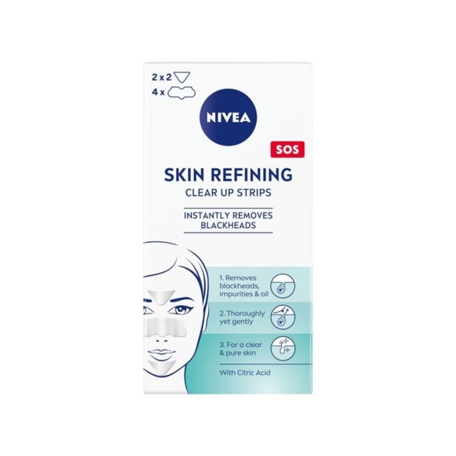 Nivea Refining Clear Up Strips porplåster - 1