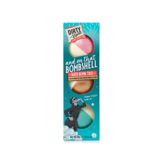 Dirty Works And On That Bombshell Bath Bomb Trio 240 g - 1