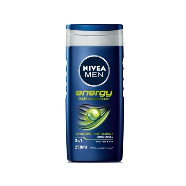 Duschgel Nivea Men Shower Energy 250ml - 1