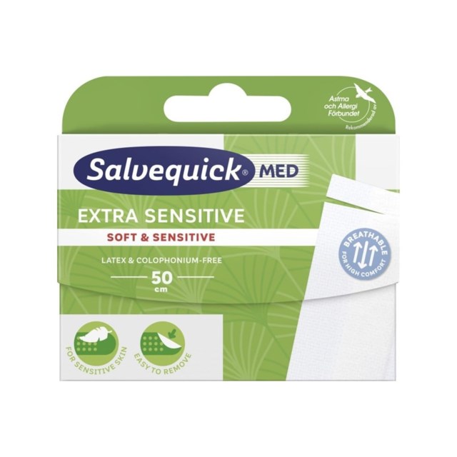 Salvemed Plåster extra sensitive 50 cm - 1