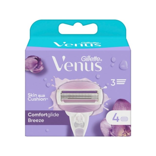 Rakbladshuvud Gillette Venus Comfortglide Breeze 4-P - 1
