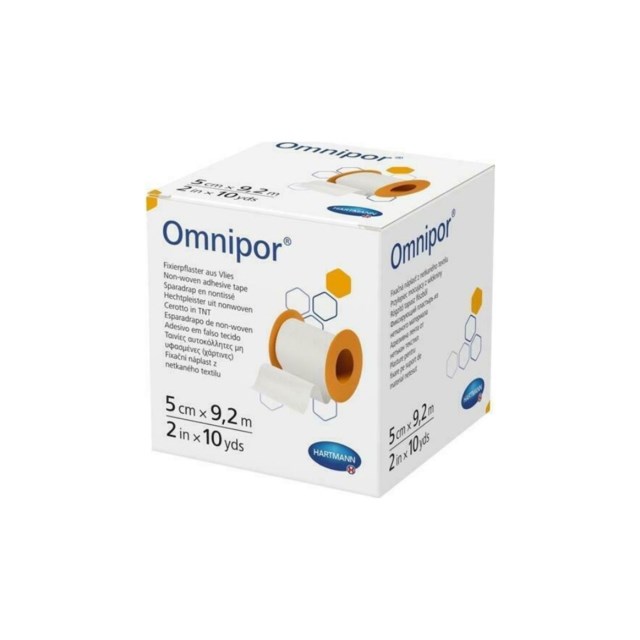 Hypoallergen Tejp Omnipor 9,2 meter x 5 cm 6-P - 1