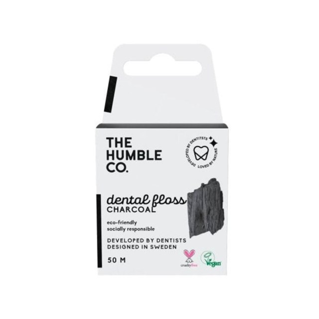 Humble tandtråd Kol 50m - 1