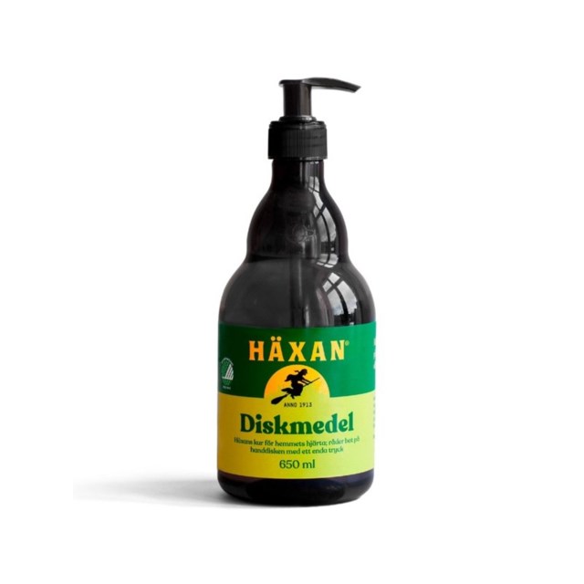 Diskmedel Häxan Parfymfritt, svanenmärkt, 650 ml - 1