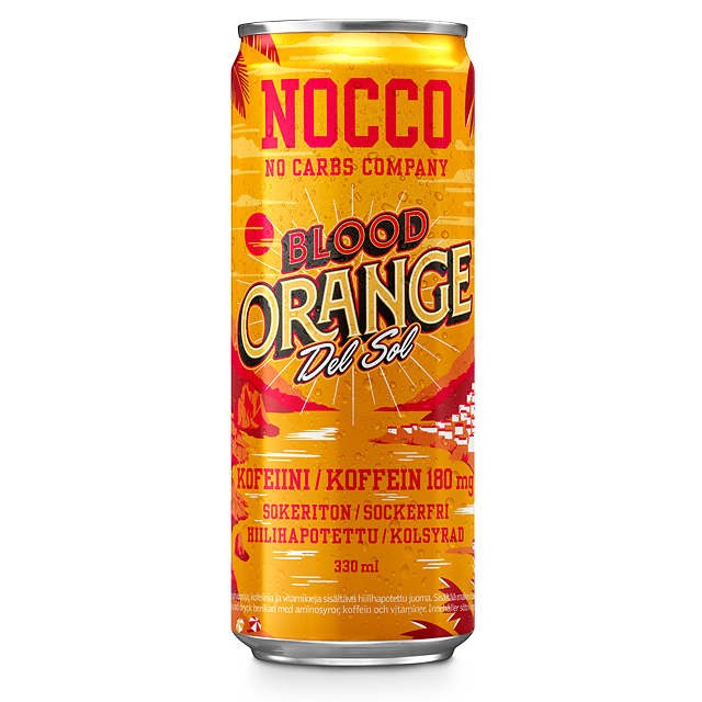 Dryck Nocco BCAA Blood Orange del sol - 33cl - 1