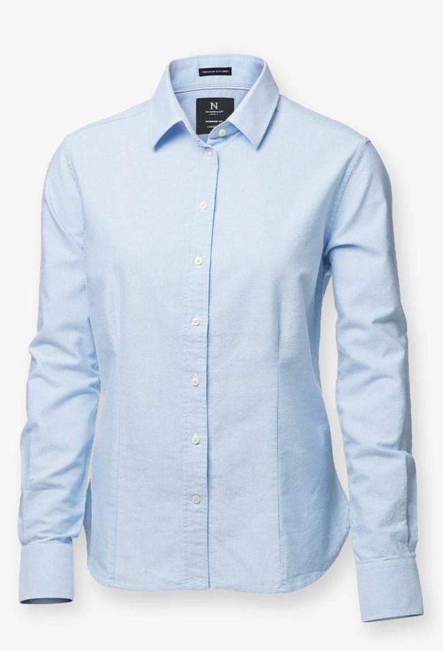 Damskjorta Nimbus Rochester, stretchig bomull, ljusblå - L - 1