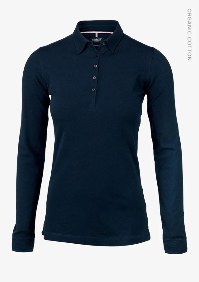 Piketröja långärmad Carlington dam navy stl XL - XL - 1