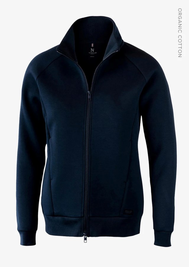 Cardigan Eaton Zip dam navy stl XS - XS - 1