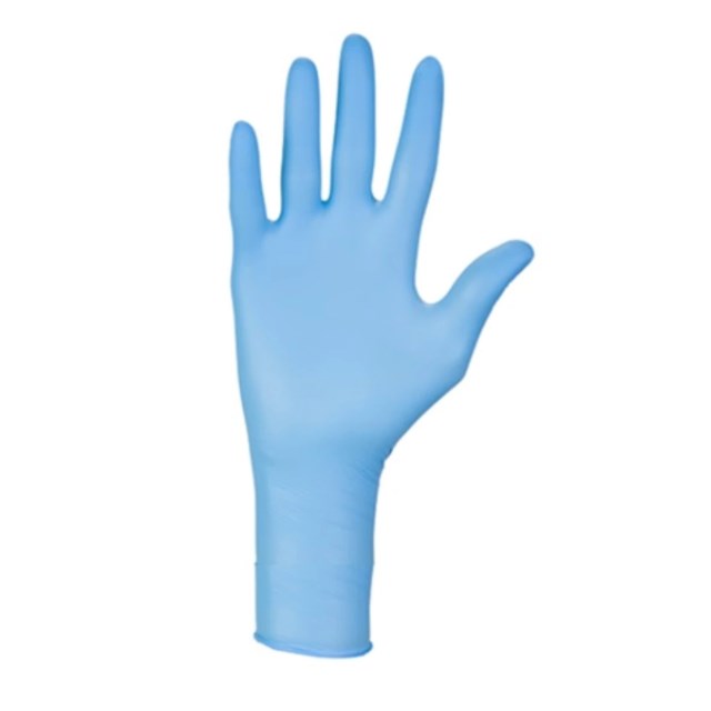 Nitrilhandske Nitrylex Classic Long Blå 100st - M - 1