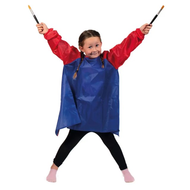 Barnförkläde Playbox med ärmar, 3-5 år, 57 cm - 1