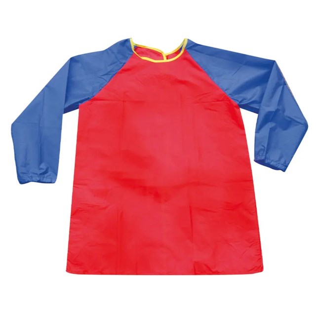 Barnförkläde Playbox med ärmar, 5-8 år, 65 cm - 1
