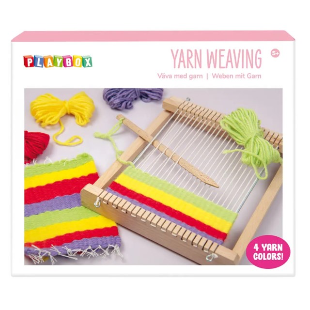Pysselset Playbox Väva, komplett vävset för barn - 1