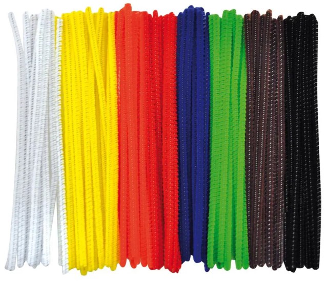 Piprensare Playbox Basfärger, Ø 3 mm, 100 st - 1