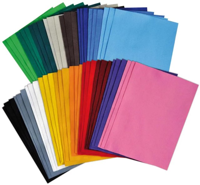 Filtark Playbox 18 färger, 54-pack, 30x20 cm - 1