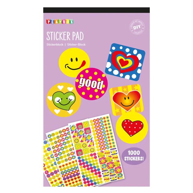 Klistermärken Playbox Smiley, olika motiv - 1